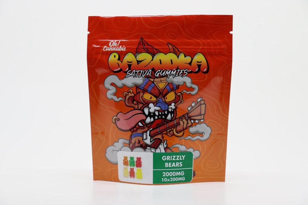 Bazooka 2000mg Sativa Grizzly Bears Product Photo