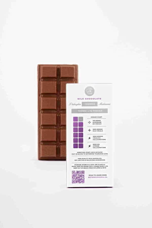 Euphoria Chocolates 1200mg - Back