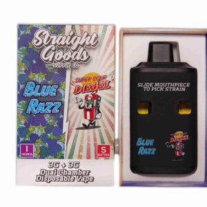 Straight Goods 6g Vape Pen - Super Sour Diesel + Blue Raz