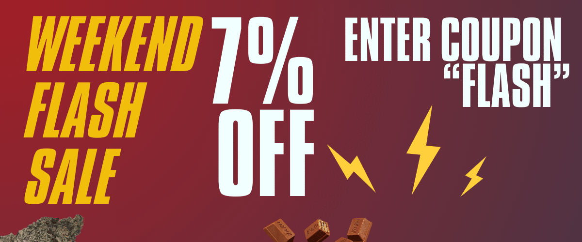 Flash Sale 7% off weekend